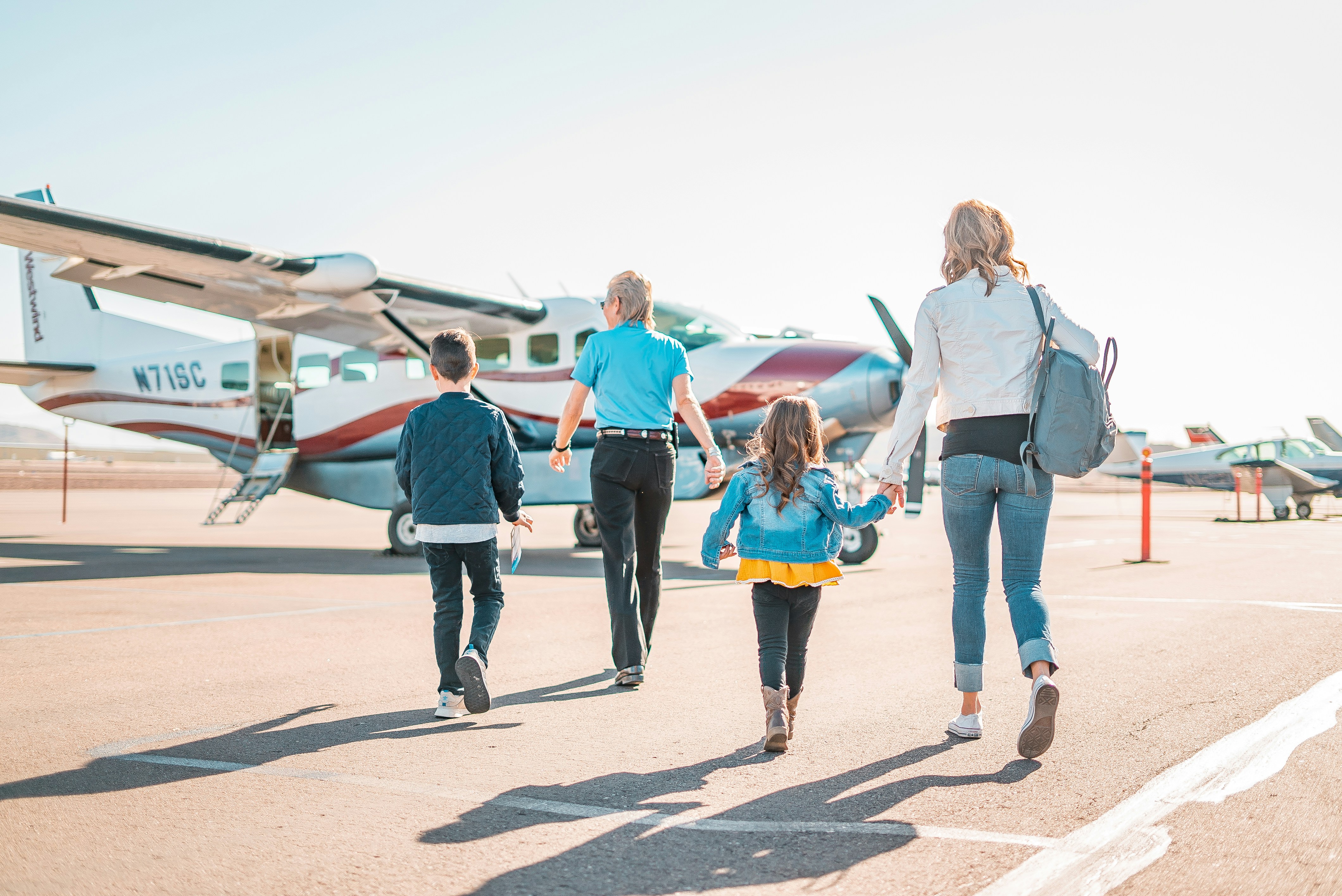 Family relocating internationally arriving at their new East Auckland home